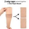 Wig Cap To Wear Under Wig (2 in Pack) Blonde - Image 2