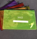 Transparent bag with hanger