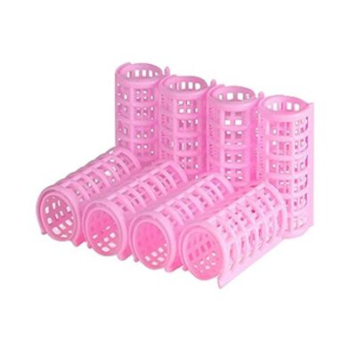 Hair rollers with snap clips