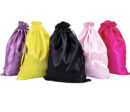 Satin wig bag