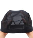 Black dome cap