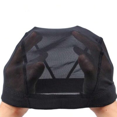 Black dome cap