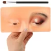 Reusable 5D Cosmetic Makeup Practice Mask Board Pad Skin + Eyebrows Tattoo stickers - Image 3