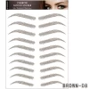 Reusable 5D Cosmetic Makeup Practice Mask Board Pad Skin + Eyebrows Tattoo stickers - Image 2