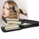 Crimper 3 barrel curling iron