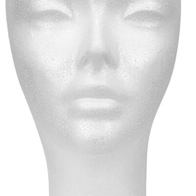 Styrofoam head