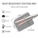 Heat resistant mat for Hair styling Curler and Flat Iron